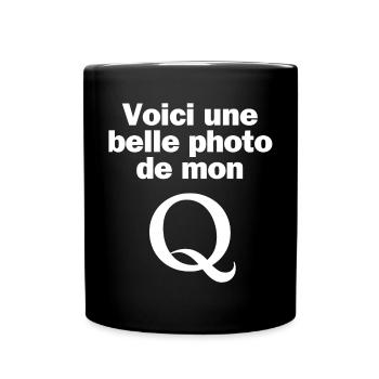 photo, selfie, photographe - Mug uni - noir - Devant