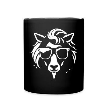 Unicorns Anime Unicorn Manga Fairytale Sunglasses - Full Colour Mug - black - Front