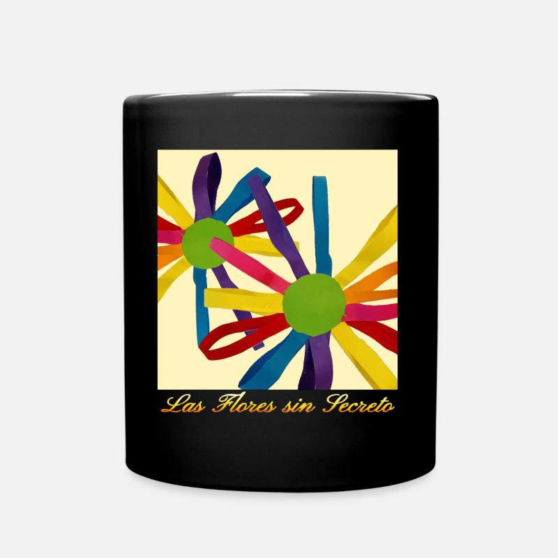 Des fleurs sans secret - Mug uni - noir