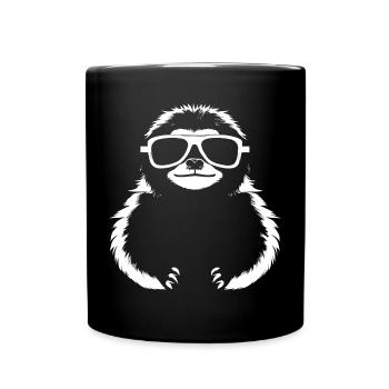 Paresseux Anime Paresseux Manga Paresseux Lunettes de soleil - Mug uni - noir - Devant