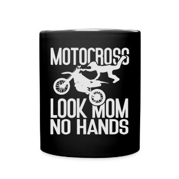 Motocross Dirt Bike Rider Moto Supercross MX - Mug uni - noir - Devant