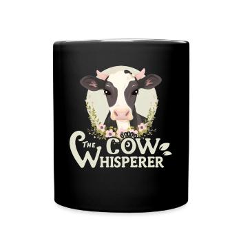 Cow Whisperer - Cow Whisperer Farm Country Living - Mug uni - noir - Devant