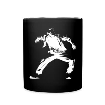 Graphismes Breakdancer - Mug uni - noir - Devant