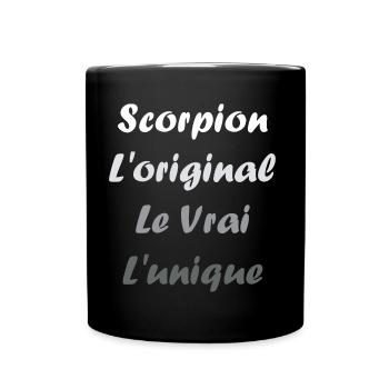 scorpion - Mug uni - noir - Devant