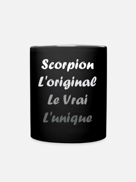 scorpion - Mug uni - noir