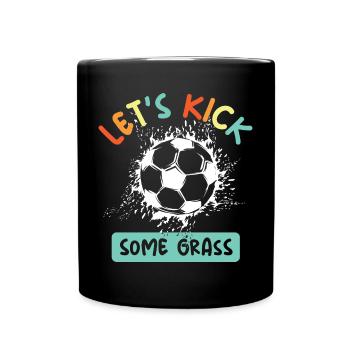 Soccer Team European Championship funny sayings colorful colors icon - Full Colour Mug - black - Front
