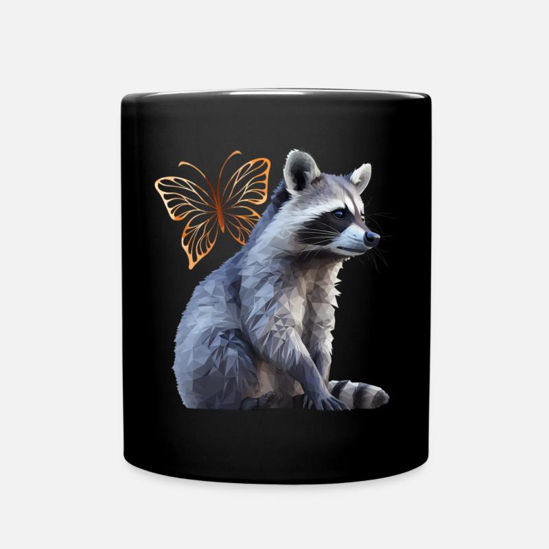 Raton laveur - Mug uni - noir