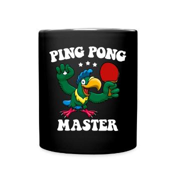Ping Pong Master Raquette de tennis de table Tennis de table - Mug uni - noir - Devant