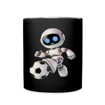 Soccer Robot - Full Colour Mug - black - Front