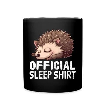 Chemise de nuit officielle Hedgehog - Mug uni - noir - Devant