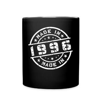 Année de naissance Anniversaire Né(e) en 1996 - Mug uni - noir - Devant