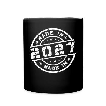 Birth Year Birthday Born In - Made in 2027 - Full Colour Mug - black - Front