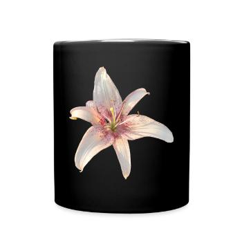 Fleur des Rosiers de Nénuphar - Mug uni - noir - Devant