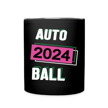 Autoball 2024 Autoballer Autoballspieler Spiel - Tasse einfarbig - Schwarz - Vorne