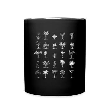 Plants and Trees - Full Colour Mug - black - Front