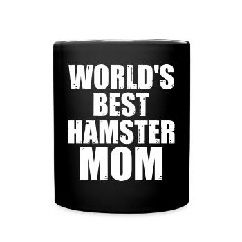 Hamster Tier Haustier Liebhaber Sagt Hamster Besitzer - Tasse einfarbig - Schwarz - Vorne