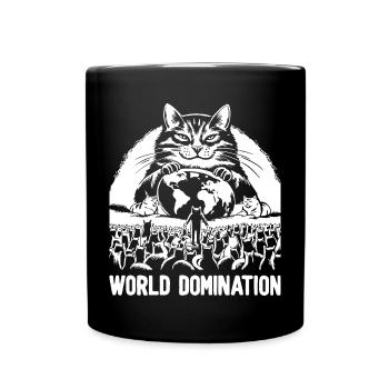World Domination 1 - Full Colour Mug - black - Front