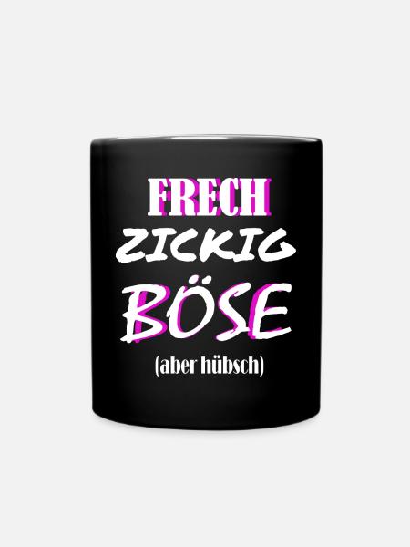 Effronté et méchant ? mais jolie - Mug uni - noir