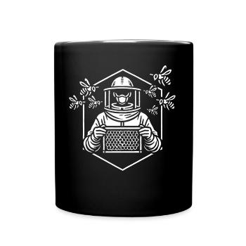 Conception d’apiculteur - Mug uni - noir - Devant