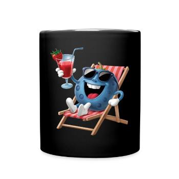 Blueberry - Tasse einfarbig - Schwarz - Vorne