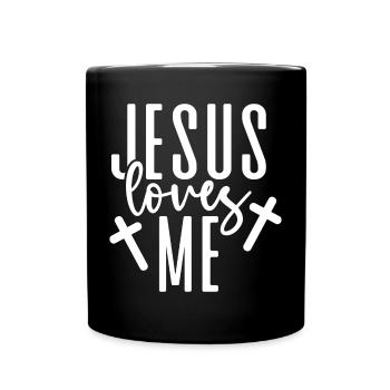 Jésus Dieu Bible Église Foi chrétienne Croire - Mug uni - noir - Devant