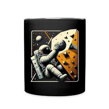 Astronaute de bloc Astronaute Astronaute Cadeau - Mug uni - noir - Devant