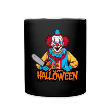 Joyeux Clown d’Halloween - Mug uni - noir - Devant