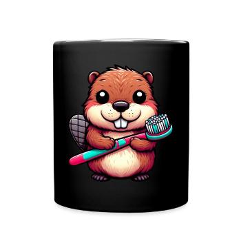 Bieber - Tasse einfarbig - Schwarz - Vorne