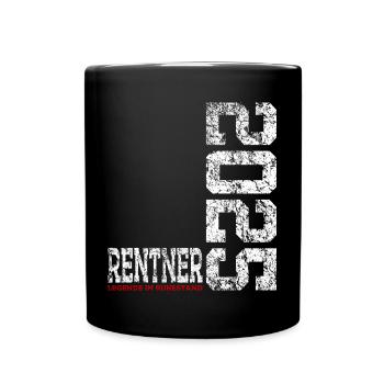 RENTNER 2025 RENTE LEGENDE IM RUHESTAND 2025 - Tasse einfarbig - Schwarz - Vorne