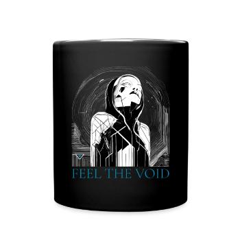 Feel the void. The astrological element water - Full Colour Mug - black - Front