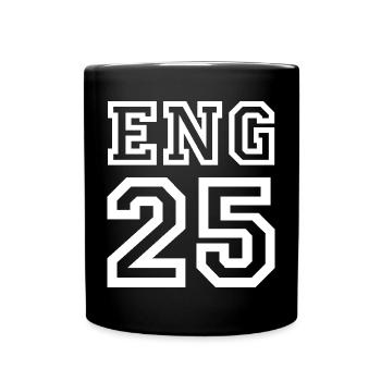 ENGLAND - Full Colour Mug - black - Front