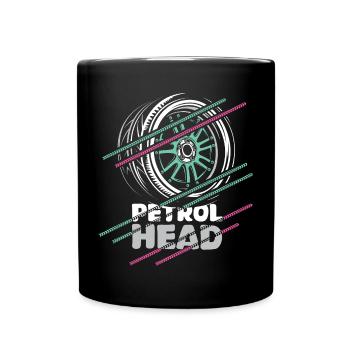 Petrolhead – Motorsport & Tuning Felge Design - Tasse einfarbig - Schwarz - Vorne
