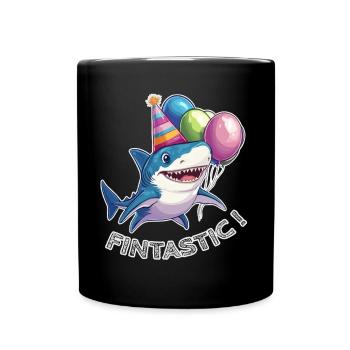 Jaw-some Celebration - Full Colour Mug - black - Front
