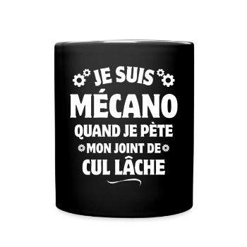 mechanic, mechanic, garage, mechanic - Full Colour Mug - black - Front