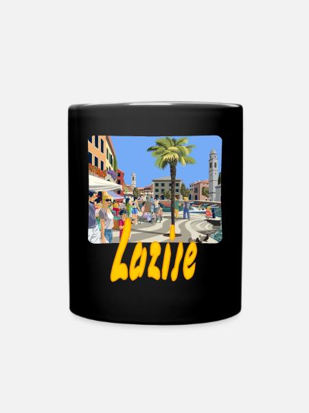 Lazise - Tasse einfarbig - Schwarz