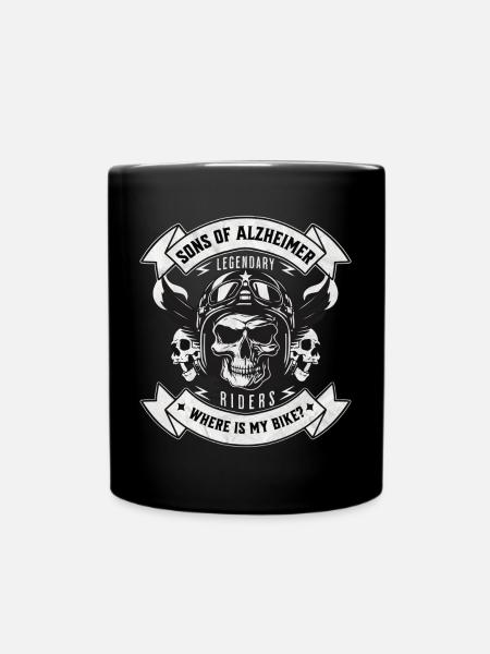 Fils d’Alzheimer | Où est mon vélo ? - Mug uni - noir