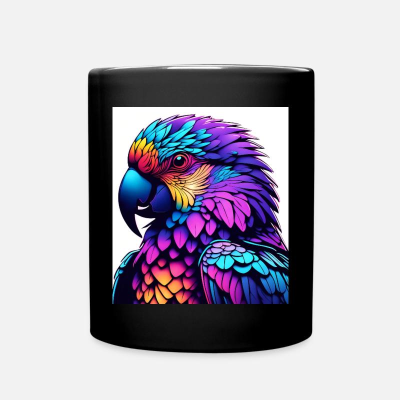 Colorful Era Illuminated Art - Full Colour Mug - black