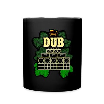Dub Soundsystem - Tasse einfarbig - Schwarz - Vorne