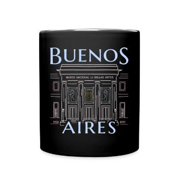 Buenos Aires, Argentinien, Zeichnung Kunstmuseum - Tasse einfarbig - Schwarz - Vorne
