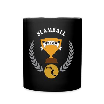 Slamball Sieger Gewinner Turnier Meisterschaft - Tasse einfarbig - Schwarz - Vorne