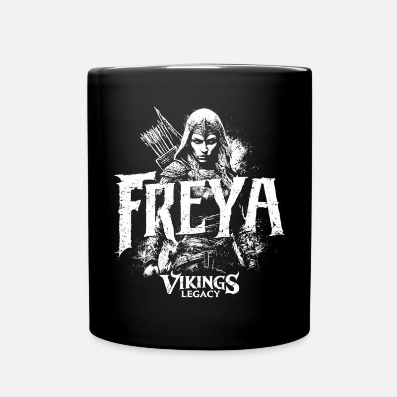 Freya - la déesse viking - Mug uni - noir