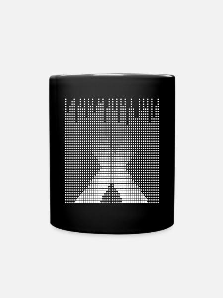 Letter X, name, the letter X - Full Colour Mug - black