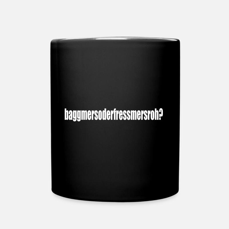 fränkisch franken mittelfranken sprüche - Tasse einfarbig - Schwarz