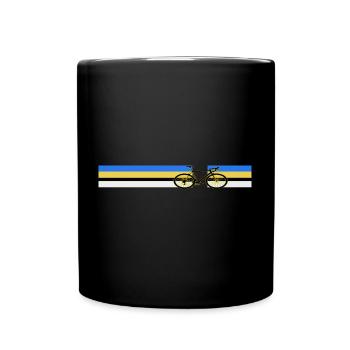 Vélo design rétro vélo - Mug uni - noir - Devant