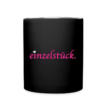 einzelstück - Tasse einfarbig - Schwarz - Vorne