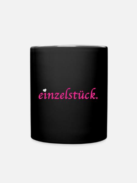 einzelstück - Tasse einfarbig - Schwarz