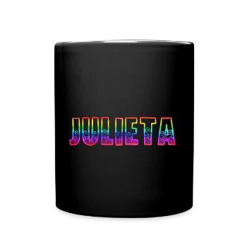 julieta rs regenbogen - Tasse einfarbig - Schwarz - Vorne