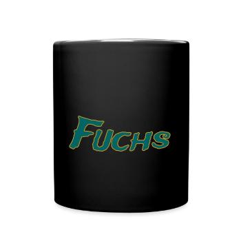 Fuchs - Tasse einfarbig - Schwarz - Vorne