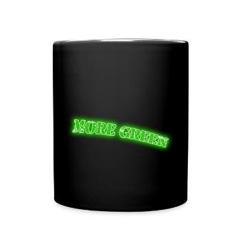 Plus de vert - Mug uni - noir - Devant
