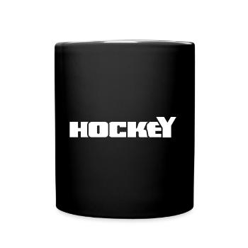 Hockey sur gazon Hockey Hockey pour amateurs - Mug uni - noir - Devant